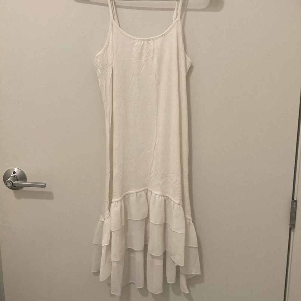 High-Lo Chiffon Shirt Extender • Size M